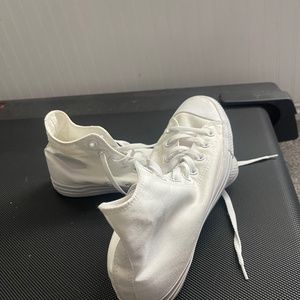 White high top Converse